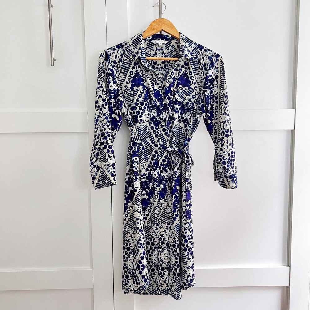 EUC Cabi Belted Shirtdress | M
